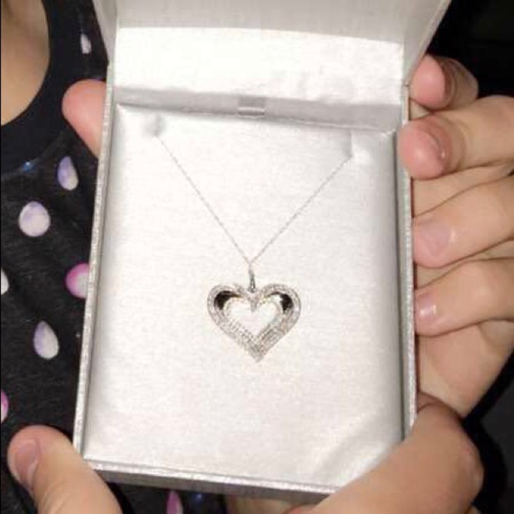 white gold necklace